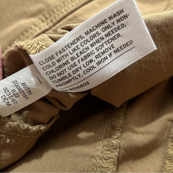 ALASKAN HARDGEAR  Duluth Trading Co. Free Rein Pants sz 16S Slim Leg AKHG Camel - Picture 9 of 11